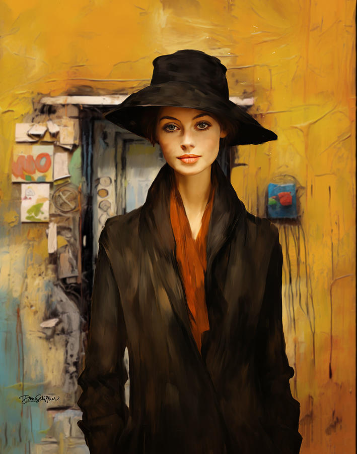 Woman in Doorway Digital Art by Don Schiffner