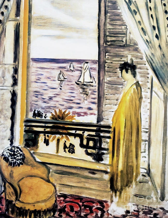 Woman in Front of the Window by Henri Matisse 1919 Painting by Henri ...