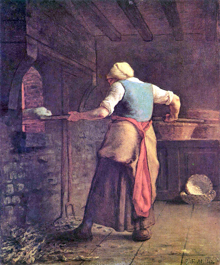 Woman Making Bread Digital Art by Long Shot