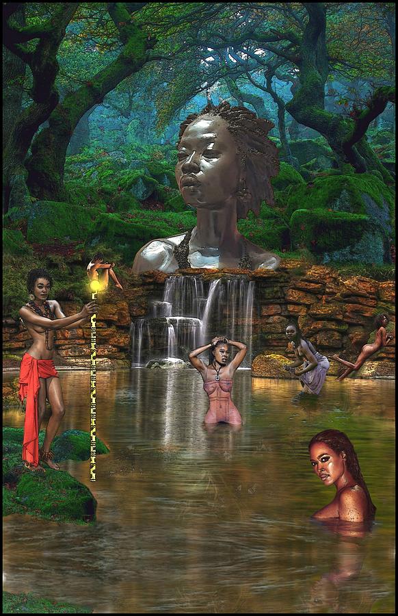 Afro Futurism Digital Art - Woman of the She by Hebron Chism