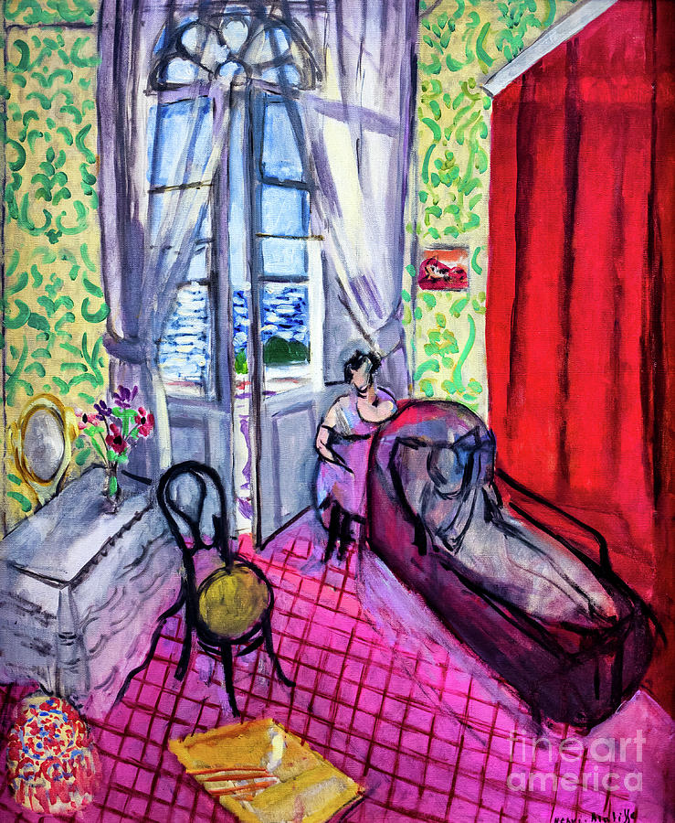 Woman on Sofa by Henri Matisse 1921 Painting by Henri Matisse