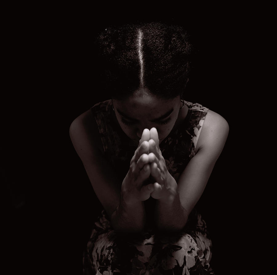 Woman Praying Photograph by Gary Parker
