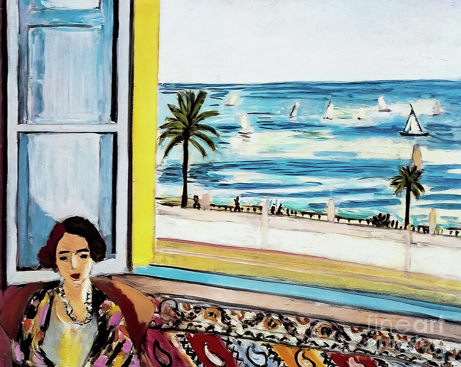 Woman Sitting Back Turned Away From the Window by Henri Matisse ...