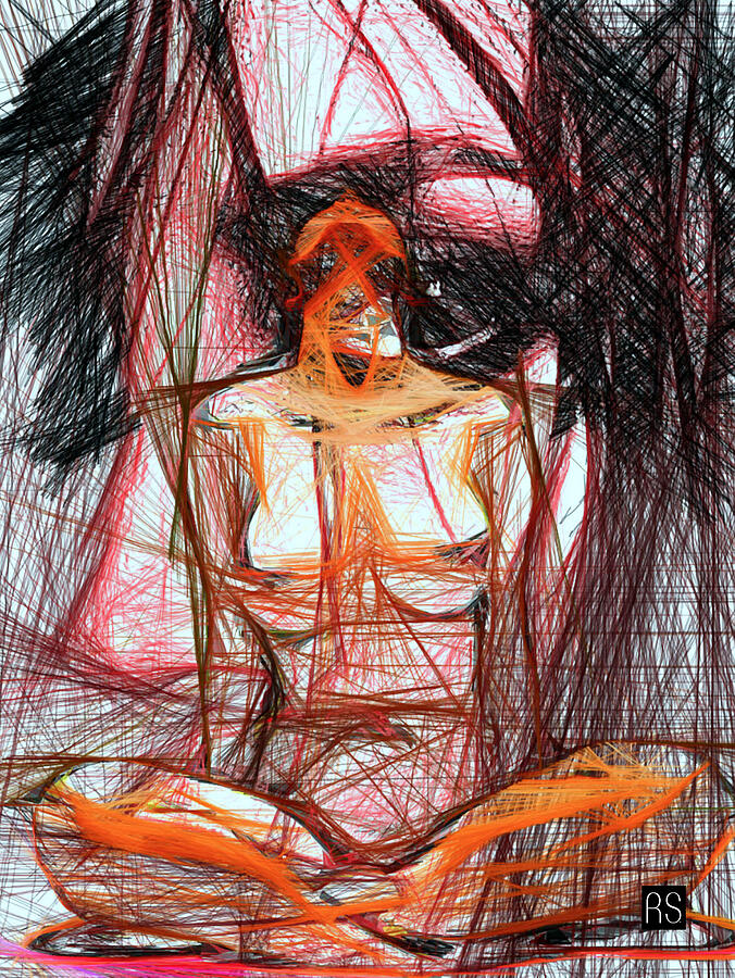Woman Sketch Look inside  Drawing by Rafael Salazar