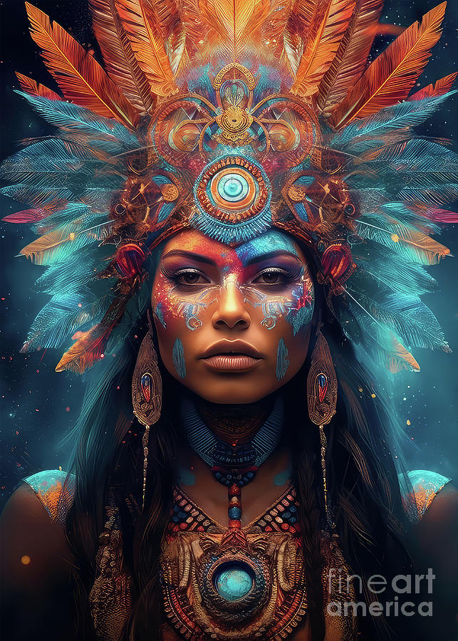 Woman warrior Digital Art by Art Galaxy - Fine Art America