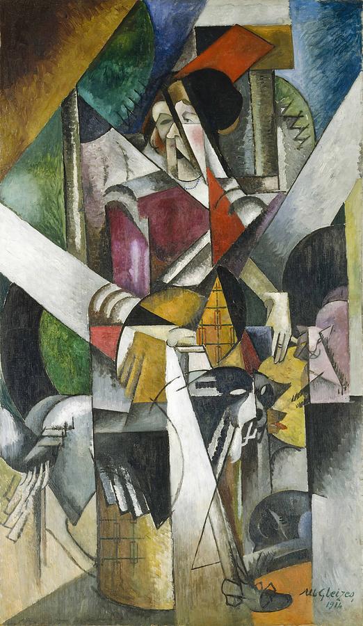 Woman with animals Madame Raymond Duchamp Villon Painting by Albert ...