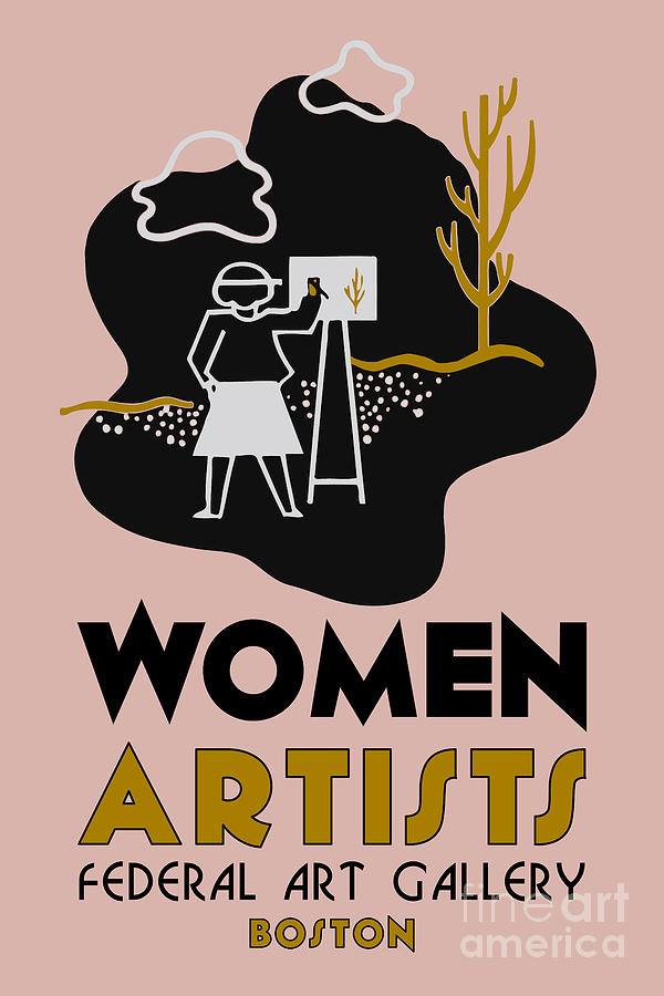 Women artists gallery expo Drawing by Heidi De Leeuw