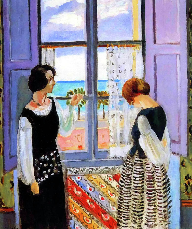 Women at the Window Painting by Jon Baran - Fine Art America