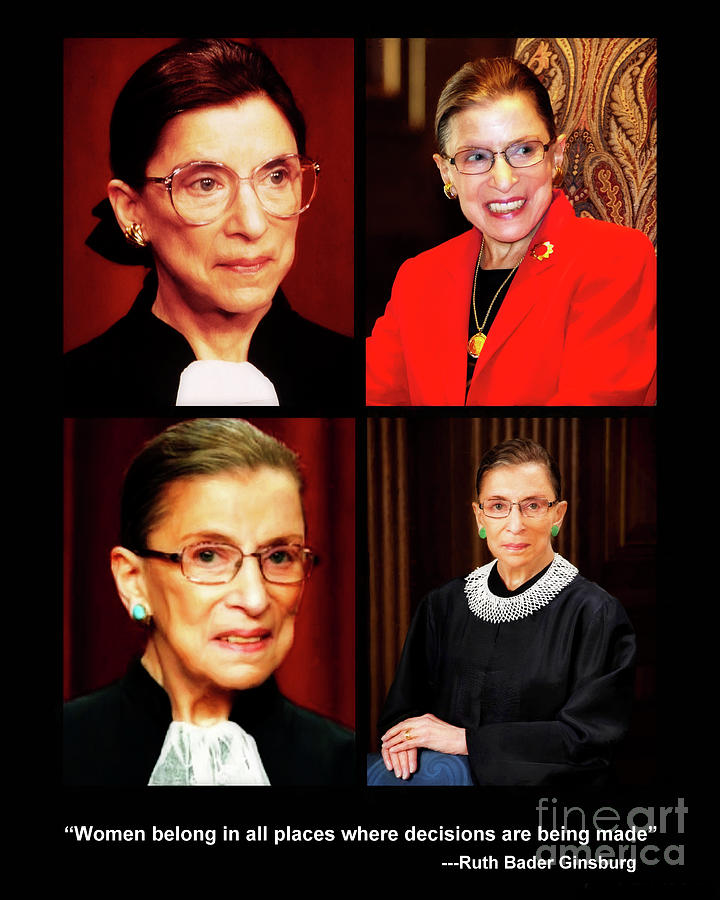 Women Belong - In Honor of Ruth Bader Ginsburg Photograph by Mitchell R Grosky