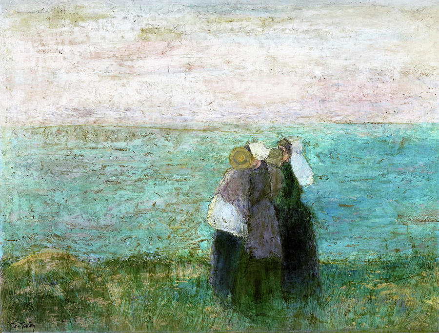 Impressionism Painting - Women by the Sea - Digital Remastered Edition by Jan Toorop