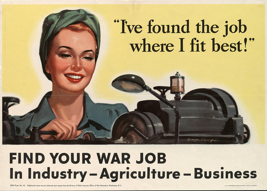 Find Your War Job Painting by Patriot Posters Find Your War Job Painting by Patriot Posters