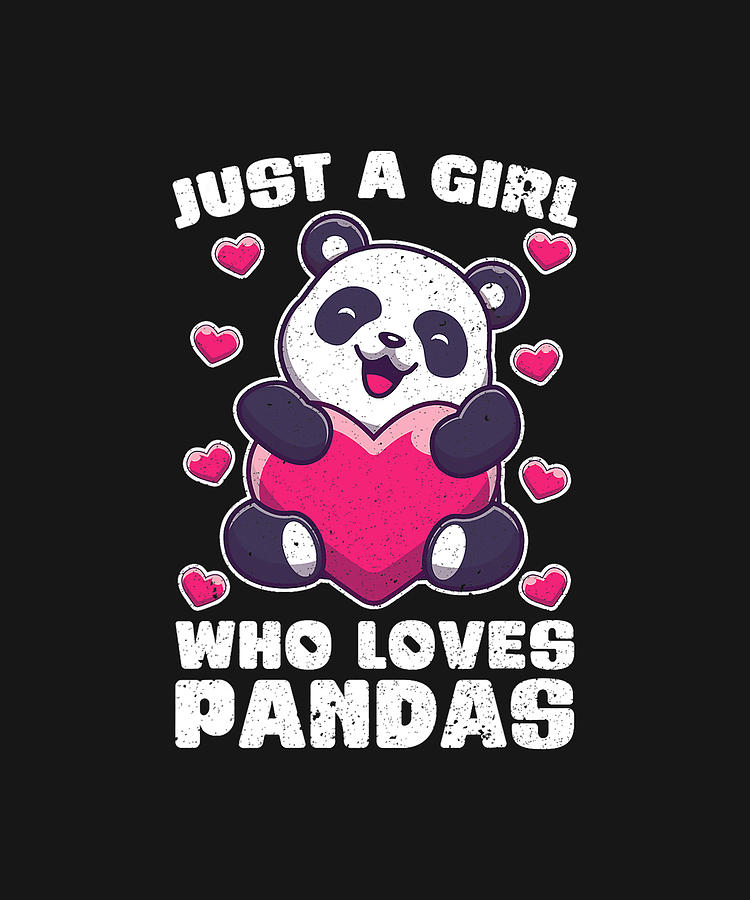 Women Zoo Keeper Panda Bear Girls Gift Panda Drawing by DHBubble - Fine ...