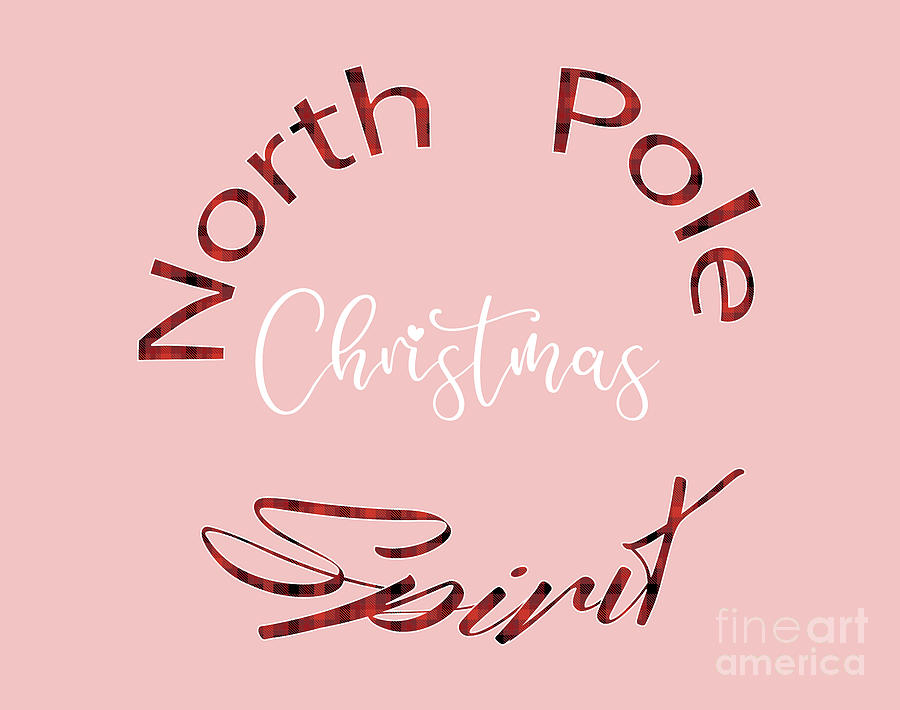 North Pole Christmas Spirit Sweatshirt Digital Art by David Millenheft