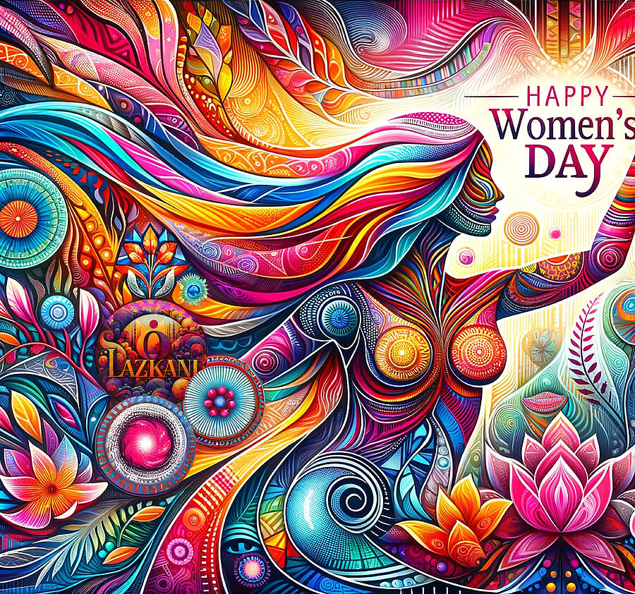 Womens Day Digital Art by Ousama Lazkani