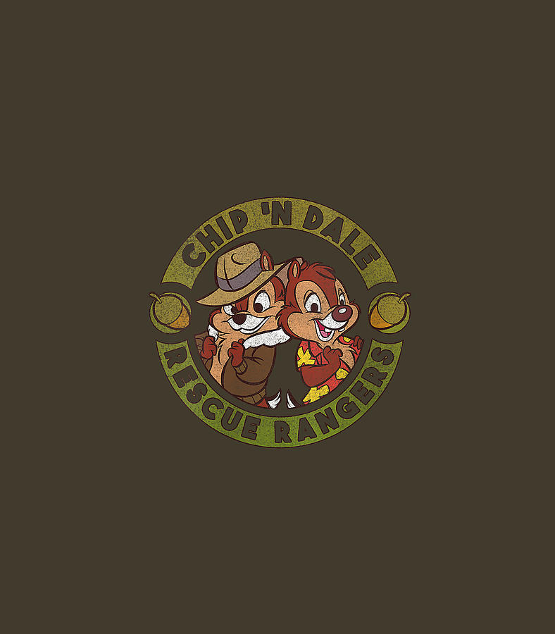 Womens Disney Chip N Dale Rescue Rangers Logo Digital Art by Ajsah ...