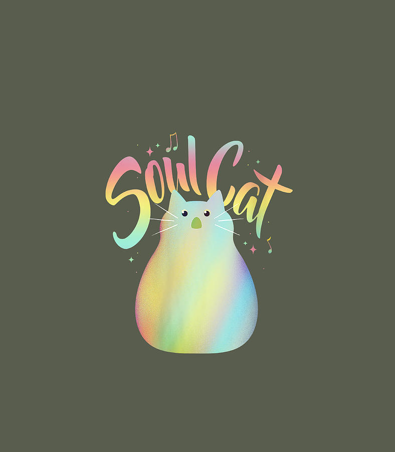 Womens Disney Pixar Soul Cat Gradient Digital Art by Hartlm Aibra ...