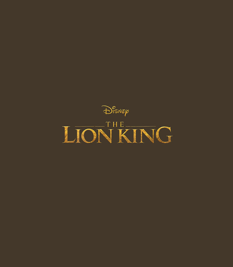 Womens Disney The Lion King Live Action Movie Logo Digital Art by ...