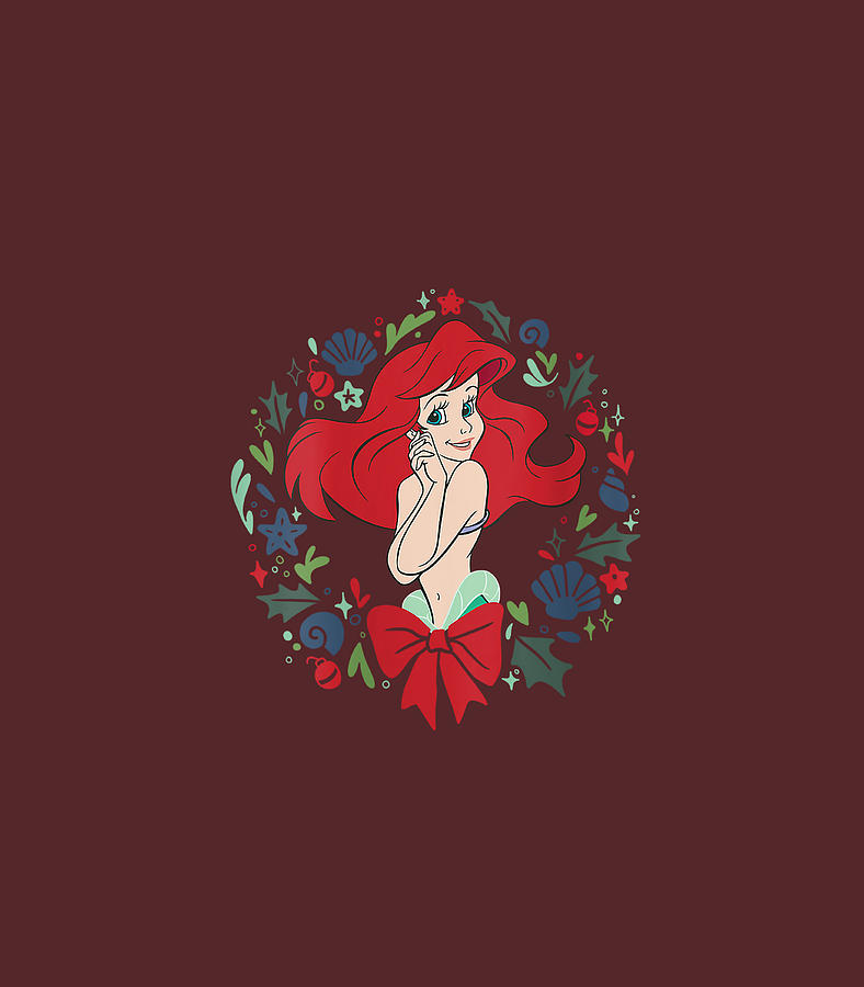 Womens Disney The Little Mermaid Ariel Seashell Wreath by Julesg Renz