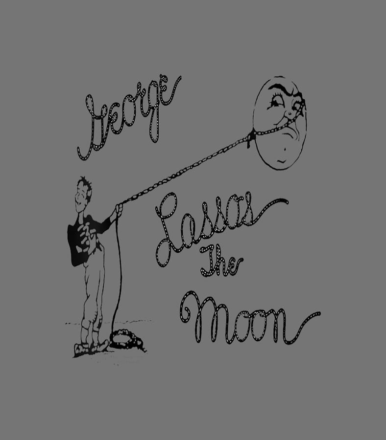 Womens It s a Wonderful Life George Lassos the Moon Digital Art by ...