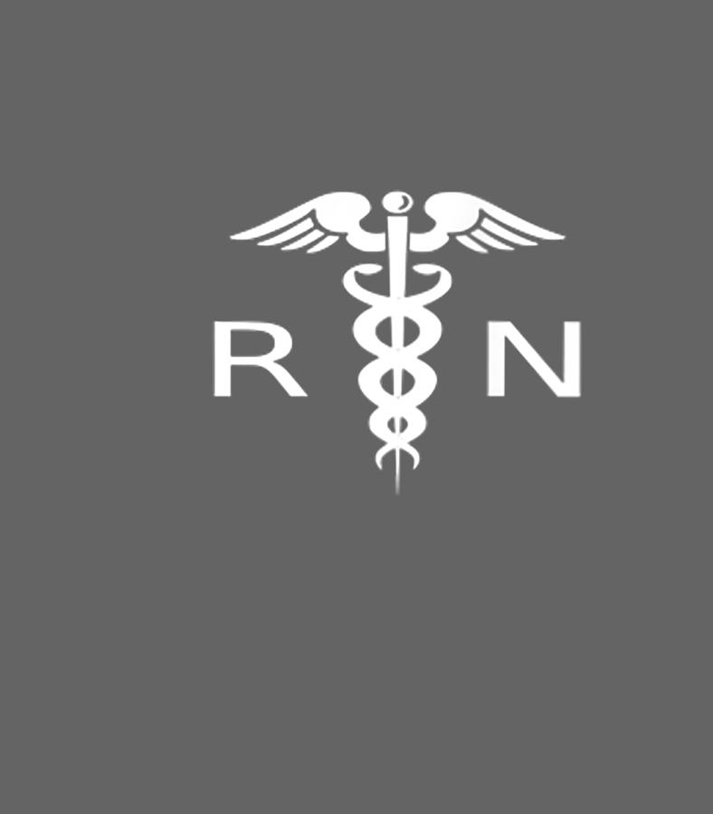 Womens RN Caduceus Symbol Digital Art by Beau Fleur - Pixels