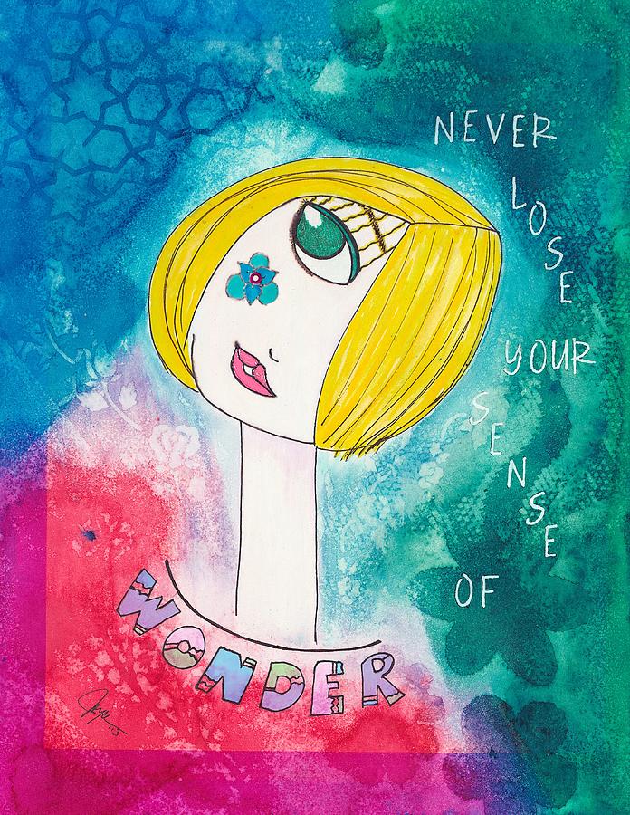 Wonder Mixed Media by Joyce Auteri