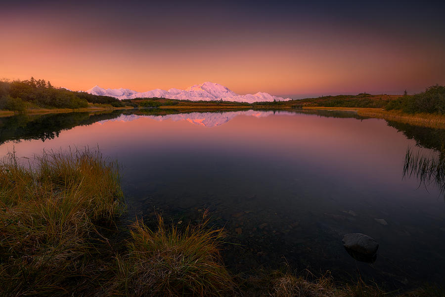 Wonder Lake Sunrise Photograph by Henry w Liu