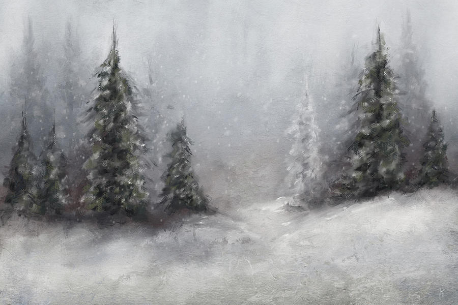 Wonder Of Winter Painting by Jai Johnson