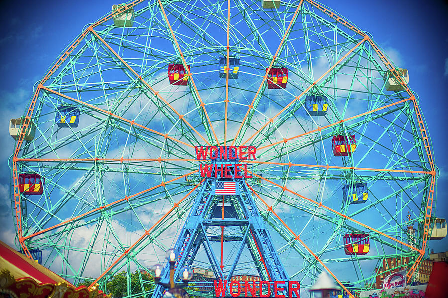 Wonder Wheel, Conney Island Park, Brooklyn, New York Photograph by Eugene Nikiforov