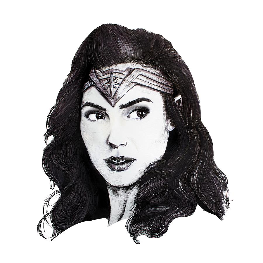 Wonder Woman 1984 Drawing by Ivan Florentino Ramirez