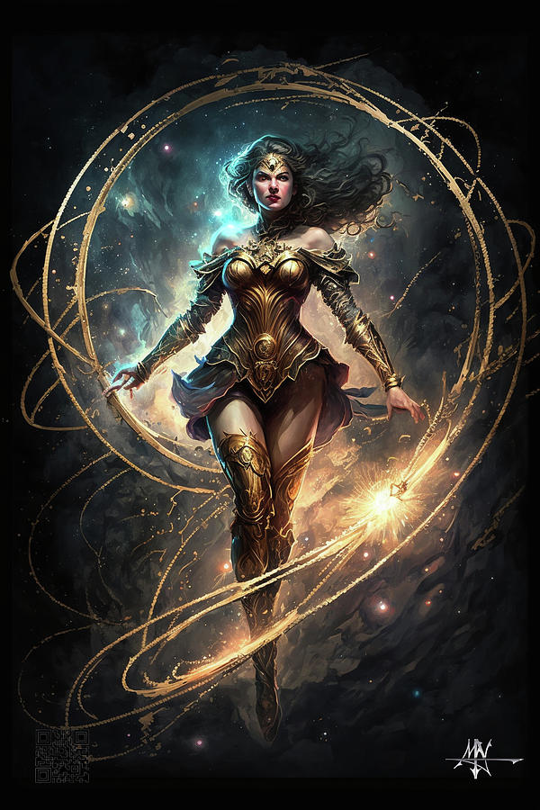 Wonder Woman Digital Art - Wonder Woman 6 by Robert Fenwick May Jr