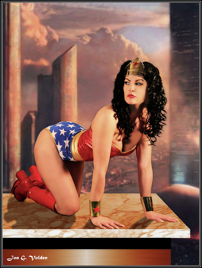 Wonder Woman City Guardian Photograph by Jon Volden