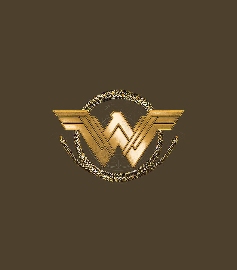 Wonder Woman Movie Golden Lasso Logo Digital Art by Laich Marwa - Fine ...