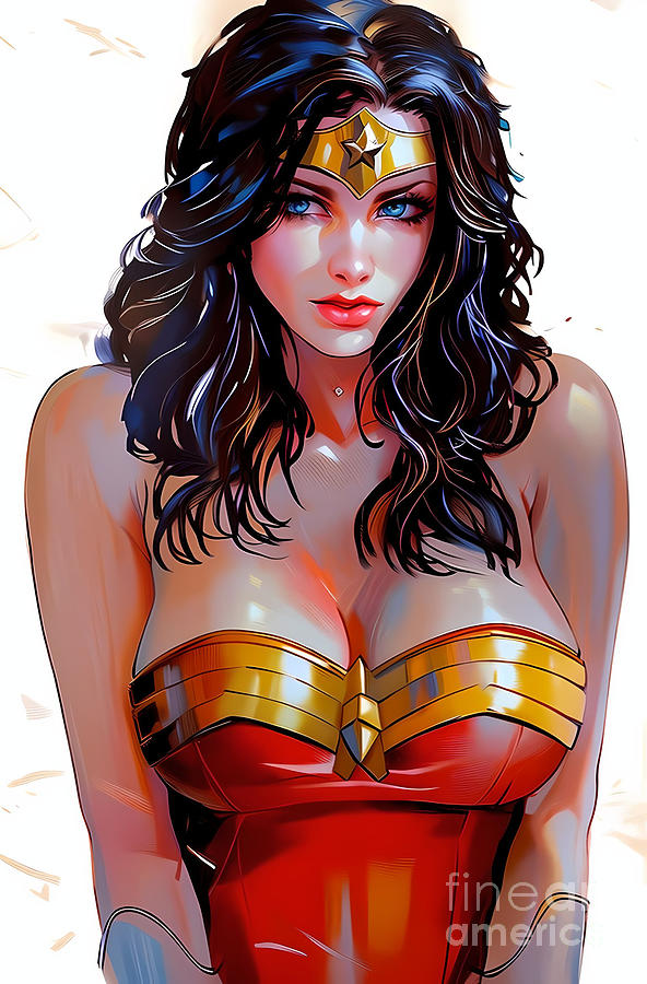 Wonder Woman Revisited Digital Art by Bill Richards