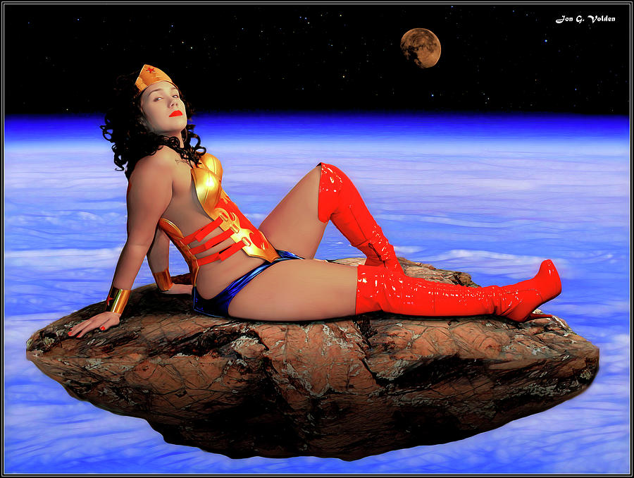 Wonder Woman Rock Photograph by Jon Volden