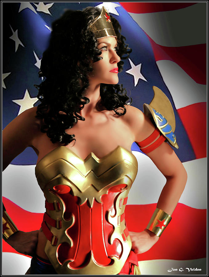 Wonder Woman Shadow Photograph by Jon Volden