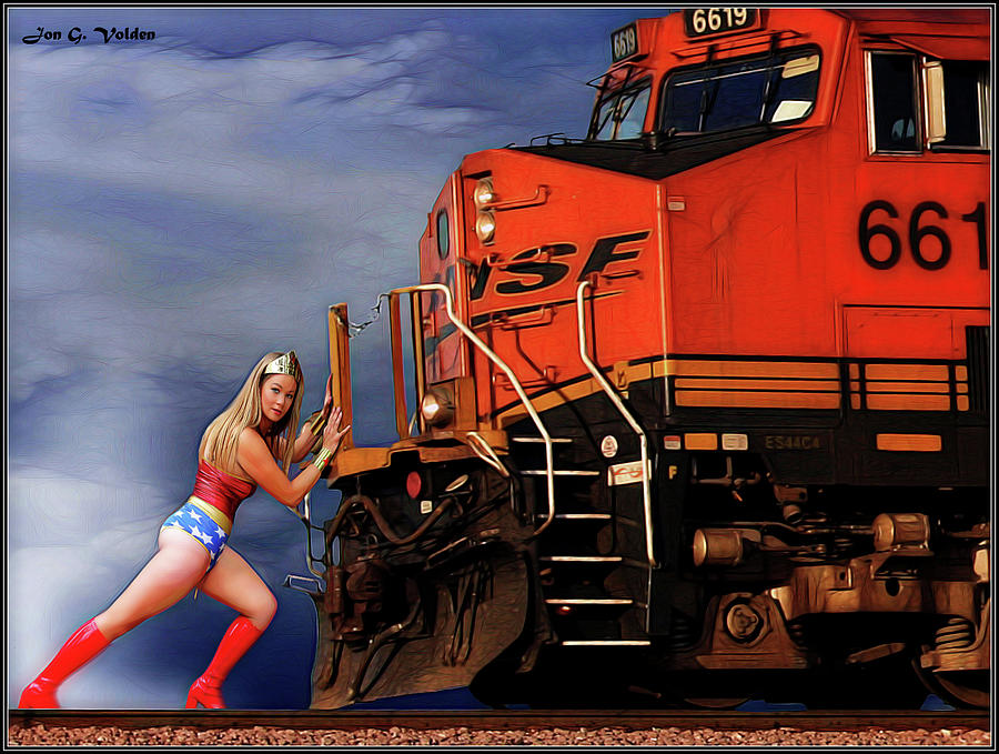 Wonder Woman Train Photograph by Jon Volden