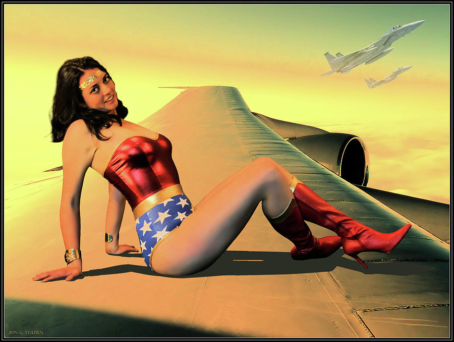 Wonder Woman Wing Photograph by Jon Volden