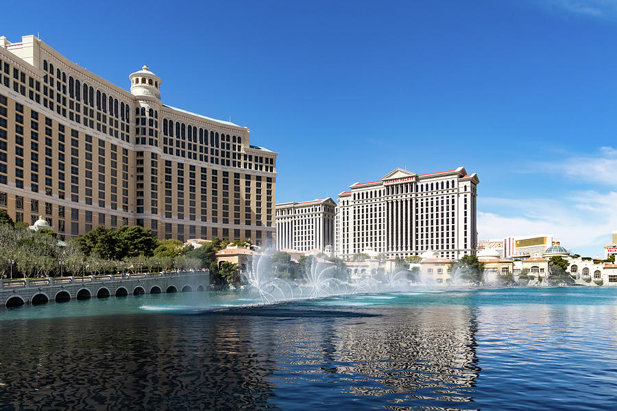 Wonderful Dancing Fountains - Bellagio Las Vegas Photograph