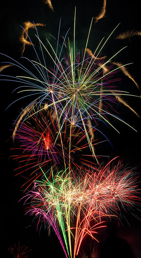 Wonderful Exploding Fireworks Photograph by Garry Gay - Fine Art America