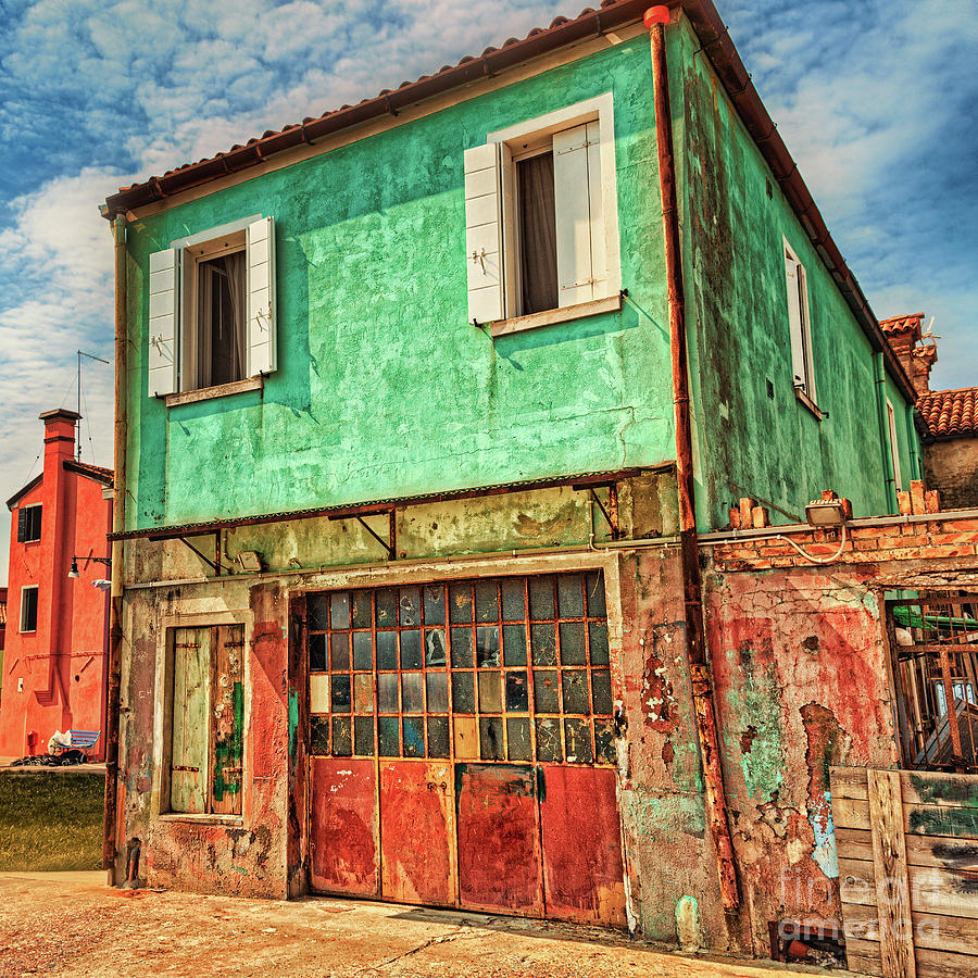 Wonderful house in Burano  Photograph by The P
