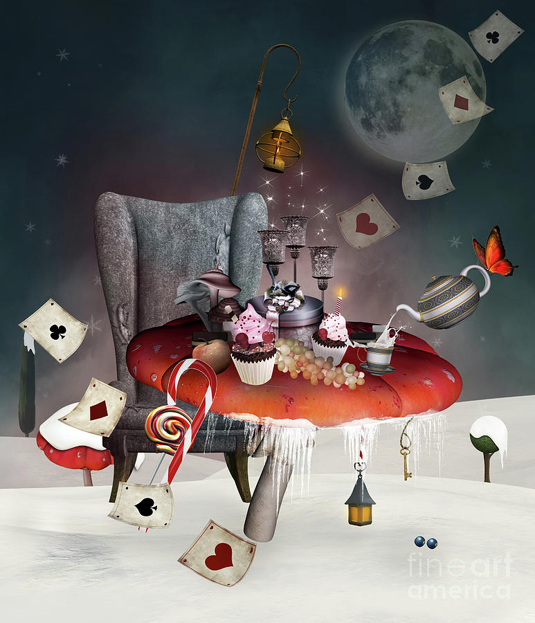 Wonderland Surreal Christmas Digital Art