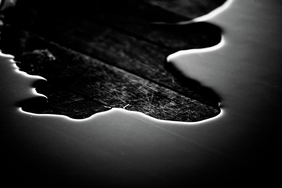Unique Photograph - Wood and Flowing Water by Hakon Soreide