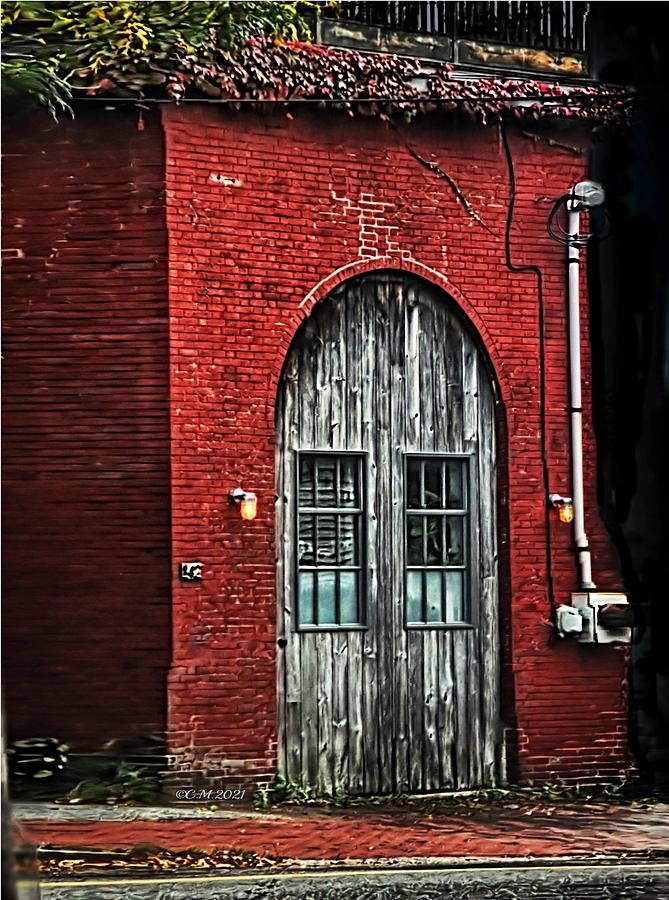 Wood Arched Doors Photograph