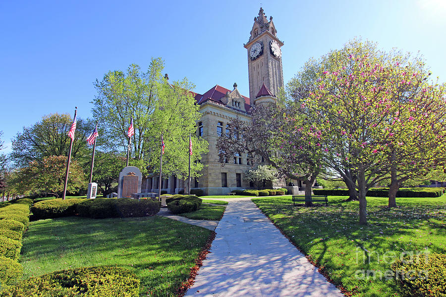 Wood County Courthouse  5939 Photograph by Jack Schultz