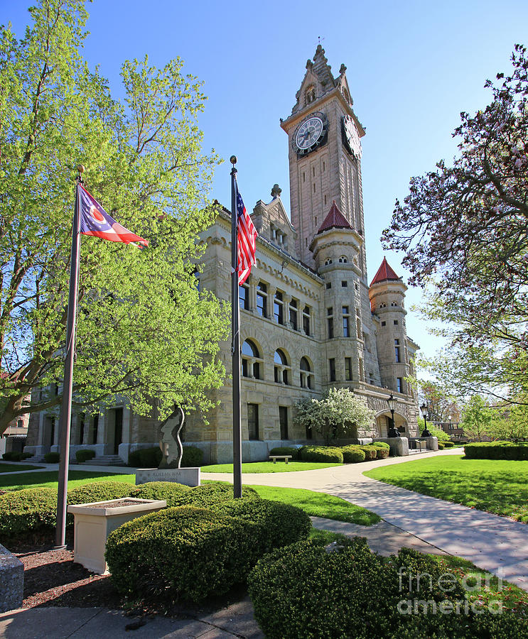 Wood County Courthouse  5945 Photograph by Jack Schultz