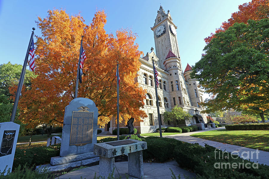 Wood County Courthouse Bowling Green Ohio 4729 Photograph by Jack Schultz