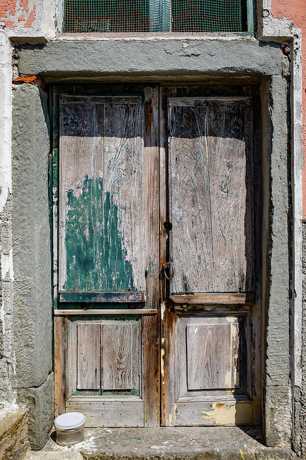 Wood Door in Cinque Terre Photograph by Denise Kopko