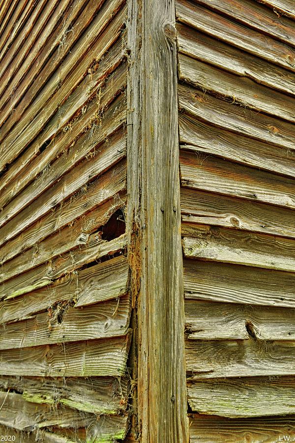 Wood Planks Abstract Vertical 2 Photograph by Lisa Wooten