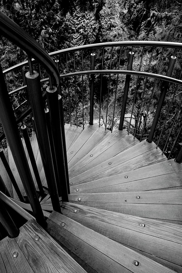 Wood Stairs Walk Photograph by Ivete Basso Photography