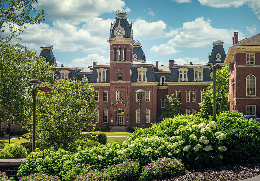 Woodburn Hall at WVU in the summer Photograph by Steven Heap - Fine Art ...